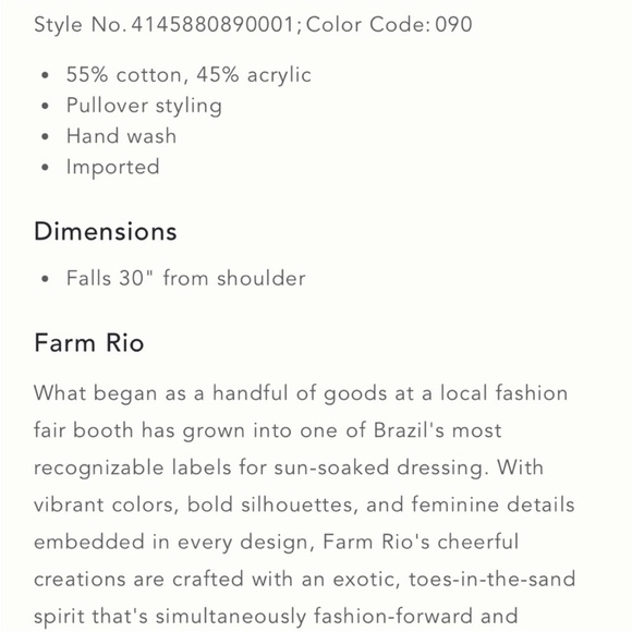 FARM Rio crochet mini dress - Picture 9 of 9